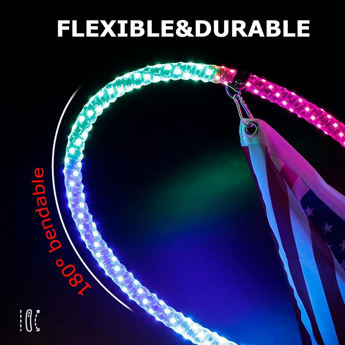 Lamvip 3FT Led Whip Light