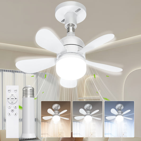 ‎lamvip Socket Fan Light with Remote